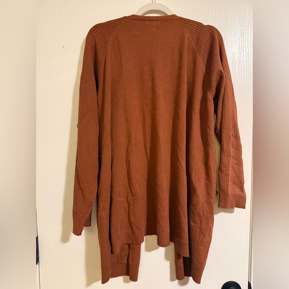 Maurices Rust Open-Front Sweater - Picture 2 of 3